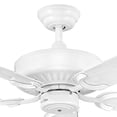 thumbnail image 3 of 901652FAW-NWA Hinkley Lighting Oasis - 52 Inch 5 Blade Ceiling Fan-Appliance White Finish, 3 of 11