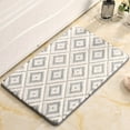 thumbnail image 5 of Qonioi Soft Velvet Bath Mat, Absorbent Non-Slip Foam Rug for Bathroom Floor, Machine Washable Comfortable, Shower Mat, 5 of 7