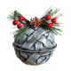 thumbnail image 2 of xihome Juego de 3 adornos colgantes navideños de campanas con textura de hierro vintage para decorar el rbol., 2 of 6