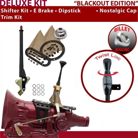 American Shifter PG Shifter Kit Black 6 in. E Brake Trim Kit Dipstick for ECA6E