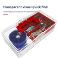 thumbnail image 3 of Visland Fishing Lure Box with Portable Handle Double Layers Multi-Compartments Transparent Waterproof Fishing Baits Small Accessories Organizer Case Fishing Supplies, 3 of 7