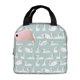 thumbnail image 1 of Easygdp White Swan Bolsa Térmica Premium - Tela Oxford Impermeable, Gran Capacidad, Bolsillo Frontal, Unisex para Trabajo, Escuela, Actividades al Aire Libre y Picnics, 1 of 8