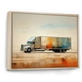 thumbnail image 2 of Designart "Truck 53Ft Sublime Horizon III" Transportation Floater Framed Canvas Wall Art, 2 of 7
