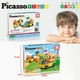 thumbnail image 2 of Excavadora y retroexcavadora PicassoTiles de juguete Building Block, 16 piezas, 3 o más, 2 of 8
