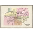 thumbnail image 3 of Moler 14x11 Black Modern Framed Museum Art Print Titled - Springfield Ohio - Moler 1872, 3 of 5