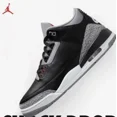 thumbnail image 4 of Nike Air Jordan 3 Retro Black Cement 2024, 4 of 4