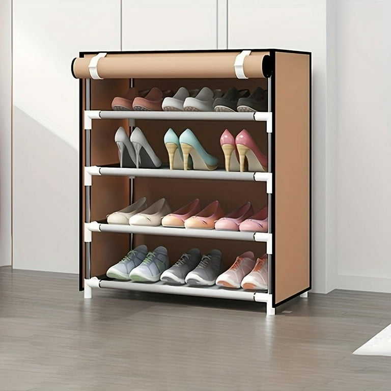 Closet Organizer Multi-layer Creative Shoe Rack Home Small Shoe Cabinet  Shoe Rack Free Installation Simple Folding Shoe Cabinet - AliExpress