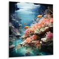 thumbnail image 2 of Designart "Marine Wonders Aquariums IV" Aquariums Metal Wall Decor, 2 of 5