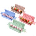 thumbnail image 3 of BBQ Skewer Maker Creative Non-slip Reusable Plastic Kabob Maker Barbecue Tool, 3 of 10