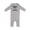 AC-Heather Grey, variant on Future Dart Player Game Baby Romper Coveralls
