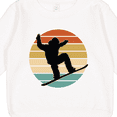 thumbnail image 3 of Inktastic Snowboarding Retro Sunset Snowboard Toddler Sweatshirt, 3 of 4