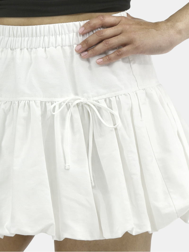andmary ♡ baby ribbon mini skirt Msize ANDMARY】Baby ribbon mini skirt