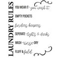 thumbnail image 2 of Allen, Kimberly 20x24 Black Ornate Wood Framed with Double Matting Museum Art Print Titled - Laundry Rules, 2 of 4