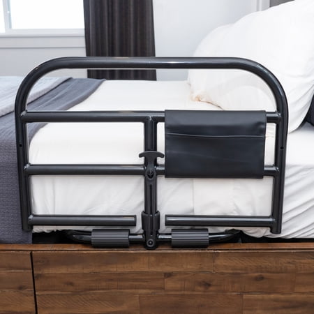 Stander Prime Safety Bed Rail, Bariatric Handle for Adults, Seniors, and Elderly, Removable Guardrail and Stand Assist, Fits Most King, Queen, Full, and Twin Beds, ASTM Safety Approved Bedrail