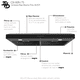 thumbnail image 3 of Campana bajo Alacena IHD FULL BLACK Modelo CB100N 75 de 75 cm (30") en Acero en Negro, 3 of 9