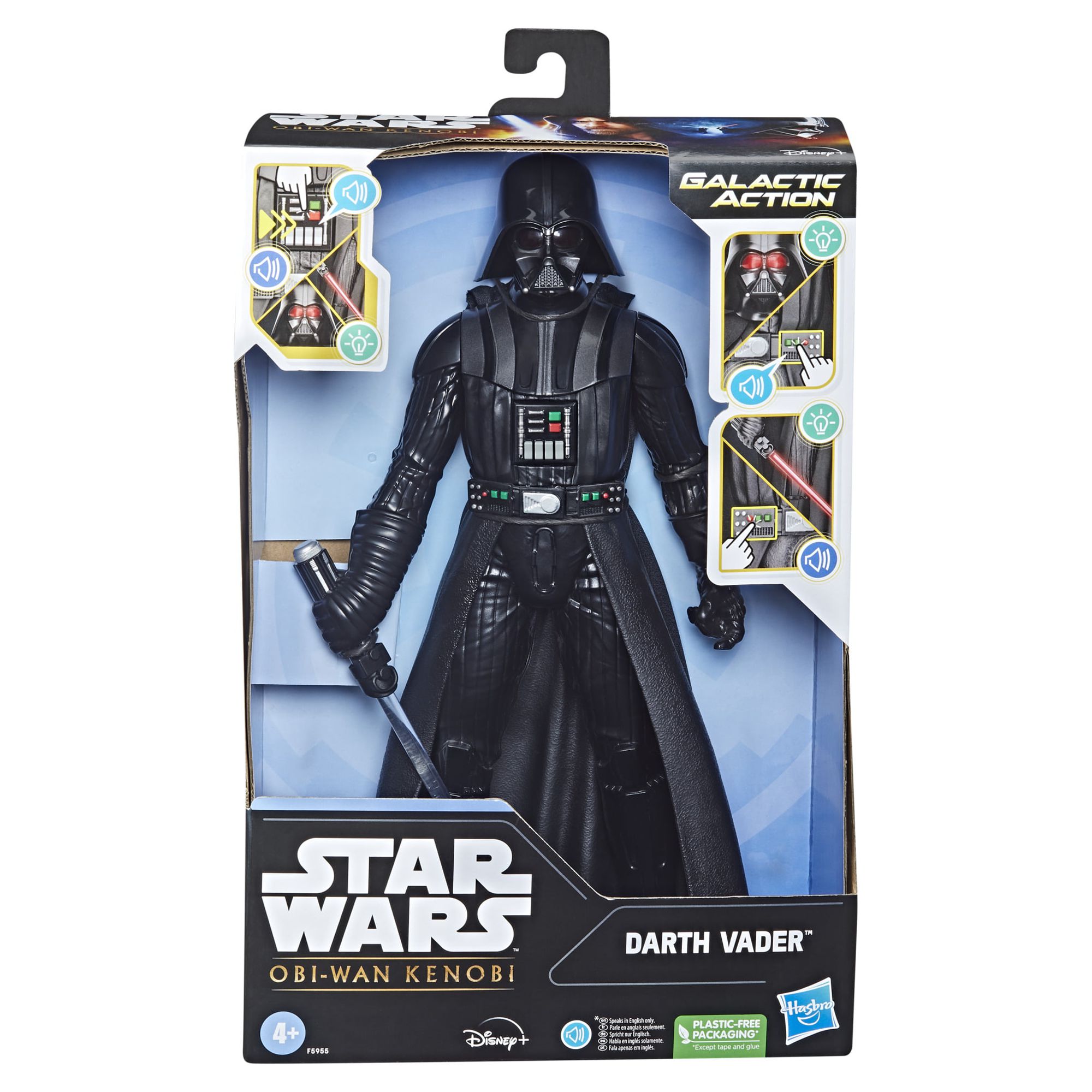 Star Wars: Obi-Wan Kenobi Darth Vader Toy Action Figure for Boys and Girls Ages 4 5 6 7 8 and Up (12”) - image 3 of 11