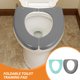 thumbnail image 3 of BESTYASH 2Ud Asiento Acolchonado Portátil Plegable Con Funda Impermeable Para Mayor Y Higiene En Viajes, 3 of 8