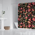 thumbnail image 3 of Waterproof Pioneer Shower Curtain 84x72 Inch Polyester Unique Colorful Floral Shower Curtain for Bathroom Hotel Home Decor with 12 Plastic Hooks, 3 of 5