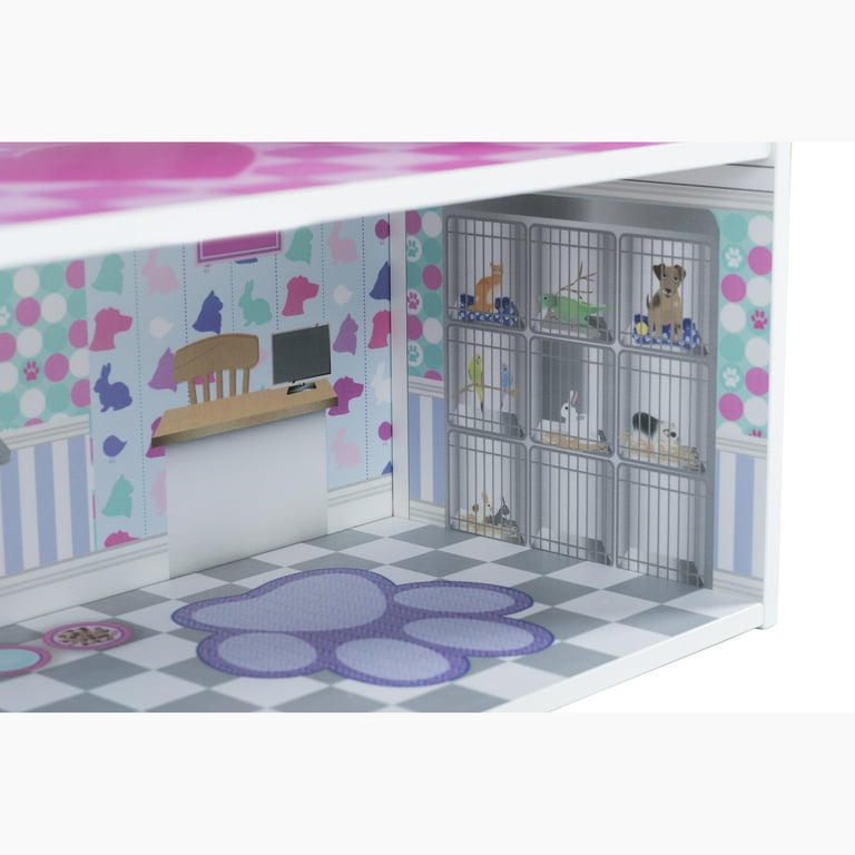 Color baby 2-em- 1 Dollhouse-Kitchen Colorido