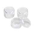 thumbnail image 1 of 250pcs 3g pequeño recipiente de tarros de plástico transparente para manualidades de crema cosmética Sywqhk Cuidado Belleza, 1 of 1