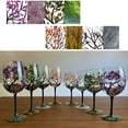 thumbnail image 2 of Crystal Glass Painted Goblet Creative Hand-painted Four Glass Goblet Wine Glasses Drinking Glasses Cocktail Cup, 2 of 9
