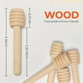 thumbnail image 2 of 40Pcs Honey Dipper Sticks -3.15Inch Mini Wooden Honeycomb Sticks, Honey Stirrer Stick for Honey Jar Wood Color Wood, 2 of 7