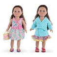 thumbnail image 2 of My Life As 18" Doll 2 Pack Fashion Bundle Includes Floral Dress & Print Nightgown, 4 Pieces, 2 of 7