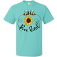 thumbnail image 3 of Inktastic Bee Kind Bees and Sunflower T-Shirt, 3 of 5