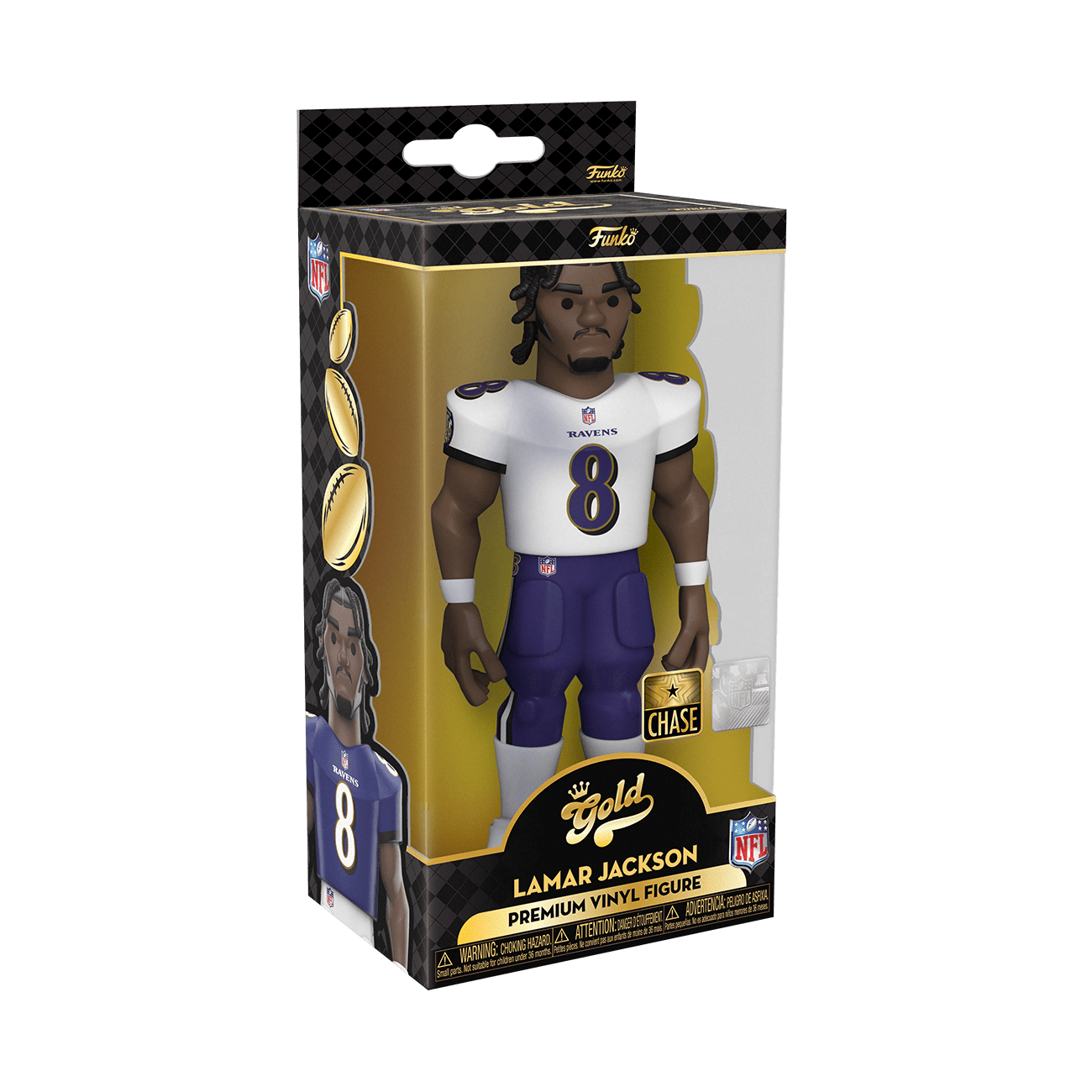 Funko Vinyl Gold 5' NFL: Ravens - Lamar Jackson with Chase 