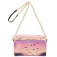 thumbnail image 2 of FORMRS Women Crossbody Purse with Chain Strap Vegan Leather Shoulder Handbag, Pixel Floating Hearts, 2 of 7