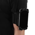 thumbnail image 4 of Armband Wrist Case, 180 Degrees Rotation Phone Holder Armband Adjustable Stretchable Strong Compatibility Portable  For Sports Black, 4 of 8