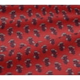 thumbnail image 5 of oneOone Viscose Jersey Fabric Leaves & Floral Block Decor Fabric Printed BTY 60 Inch Wide, 5 of 5