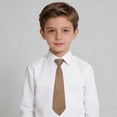 thumbnail image 1 of hengsof Childrens Solid Color Neck Tie for School Uniform, Classic Style Tie for Dress Shirt, Academic Formal Wear Accessory, 1 of 6