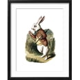 thumbnail image 2 of Art.com I'm Late Alice in Wonderland White Rabbit by John Tenniel Art Print by Piddix, Black Frame Wall Art, 17" x 21", 2 of 5