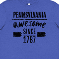 thumbnail image 4 of Inktastic Pennsylvania Awesome Since 1787 Youth T-Shirt, 4 of 5