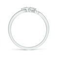 thumbnail image 2 of ANGARA Natural Two Stone Diamond Twin Heart Knot Ring in 14K White Gold for Women (Size-2.3mm| Color-G| Clarity-VS2) | April Birthstone, Anniversary, Jewelry Gift for Women | Natural Diamond Ring, 2 of 7