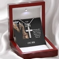 thumbnail image 7 of To My Son - Of All The Gifts - Artisan Cross Necklace, Birthday Gift from Mom, 7 of 7