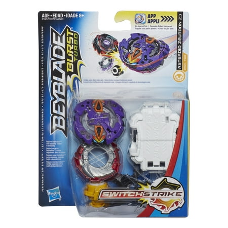 Beyblade Burst Turbo Asteroid Zeutron Z3 Battling Top with Right/Left-Spin Launcher