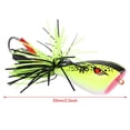 thumbnail image 3 of TOPINCN Lure Artificial Snakehead Shape Frog Bionic Soft Bait with Hook Fishing Accessory, Fish Lures, Bionic Bait, 3 of 8