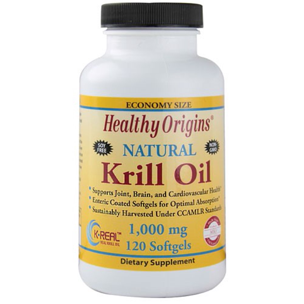 Healthy Origins Krill Oil, 1000mg, 60ct