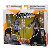 Naruto Shippuden Anime Heroes 2 Pack Itachi and Sasuke Uchiha 2020 BanDai 36945