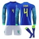 thumbnail image 1 of Camisetas de fútbol Surgei 2223 Brasil Estadio de casa Número #4 ERIKR Manga Corta M, 1 of 4