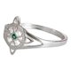 thumbnail image 2 of JOYARIS Anillo Nudo De Bruja Con Zirconia De Color Plata Solida 925 Talla 10 AN-0000398, 2 of 4