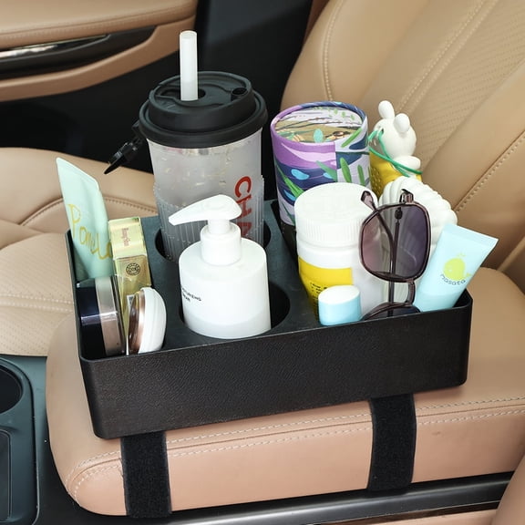 1pcs Car Central Control Armrest Storage Box , Console Armrest Organizer, Drink Holder