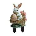 thumbnail image 2 of Estaca de jardín de Pascua, estaca de de Pascua, regalos, escultura de Animal, decoración de Pascua, conejos, señal de patio de Pascua para, 2 of 8