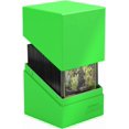 thumbnail image 2 of Ultimate Guard Boulder Solid 100+, Deck Case for 100 Double-Sleeved TCG Cards, Neon Green, Secure & Durable Storage for Trading Card Games, No Transparency, 2 of 3