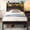 Classic Black, variant on Casacomoda Twin Bed Frames, Storage Headboard with Charging Station, RGB Light Strips, Solid and Stable, Noise Free, No Box Spring Needed, Easy Assembly, Rustic Brown