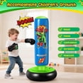 thumbnail image 3 of Bolsa de Boxeo Inflable NIBBaNACAL Dinosaurio para Niños de 3 a 6 Años, 3 of 8