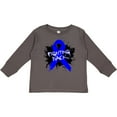 thumbnail image 3 of Inktastic Colon Cancer Fighting Back Boys or Girls Long Sleeve Toddler T-Shirt, 3 of 5