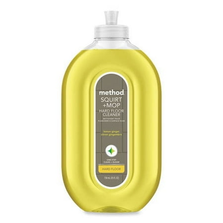 Squirt + Mop Hard Floor Cleaner, 25 Oz Spray Bottle, Lemon Ginger Scent | Bundle of 10 Each